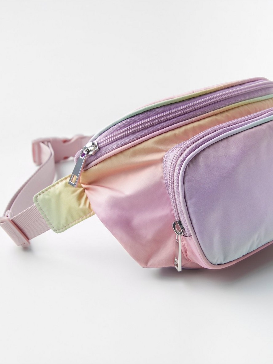 Bum bag with rainbow colours
