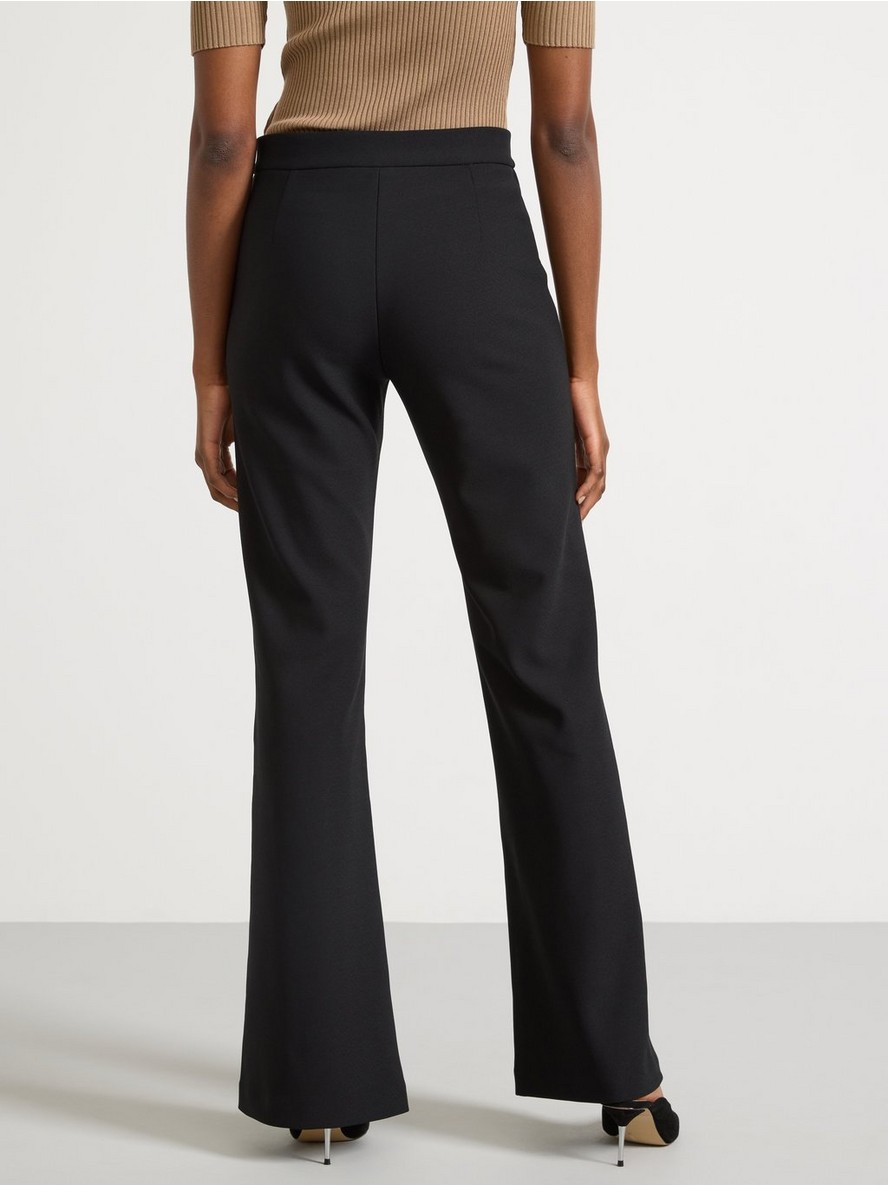 Flared Trousers with slit