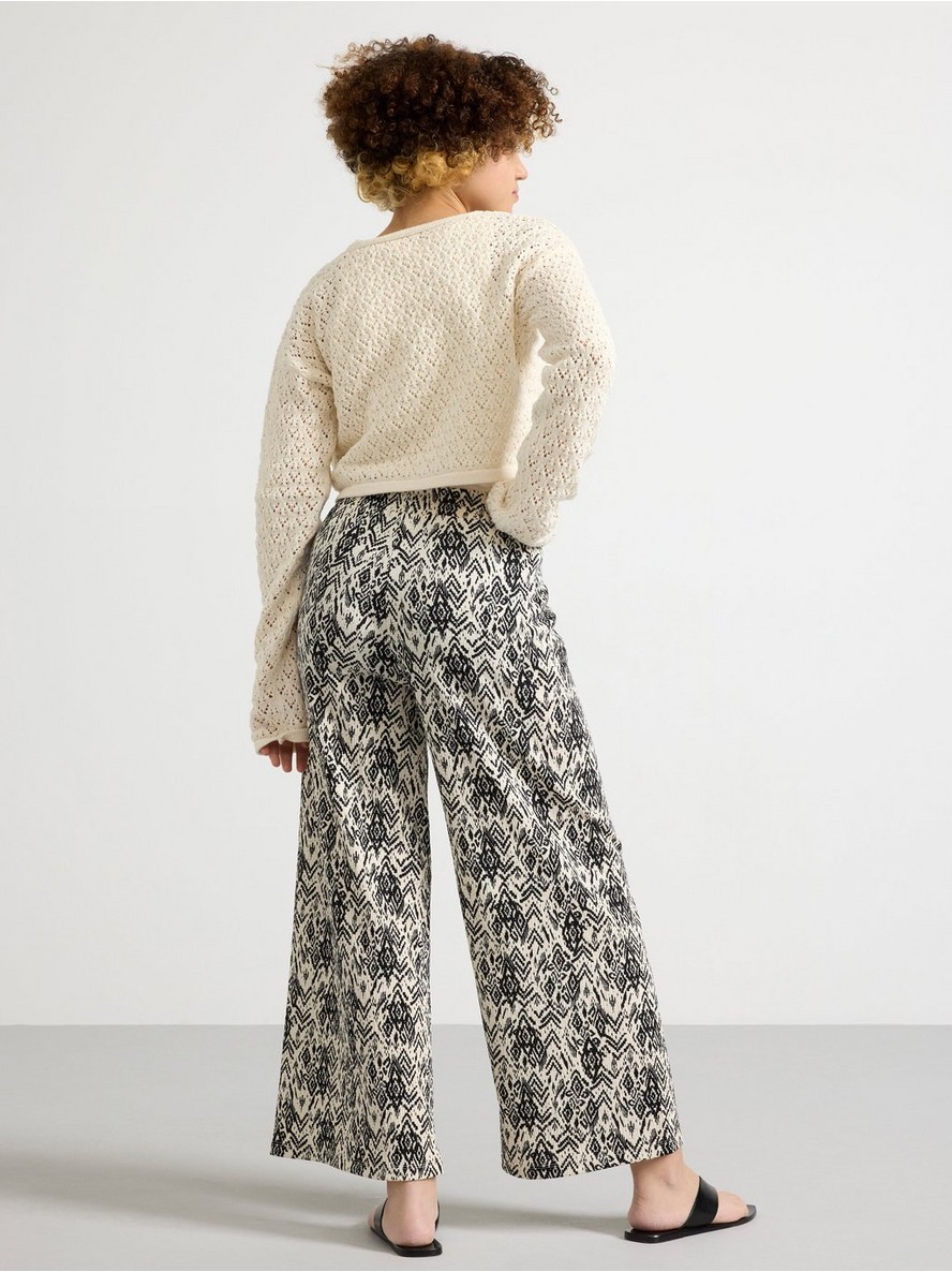 Patterned Jersey trousers