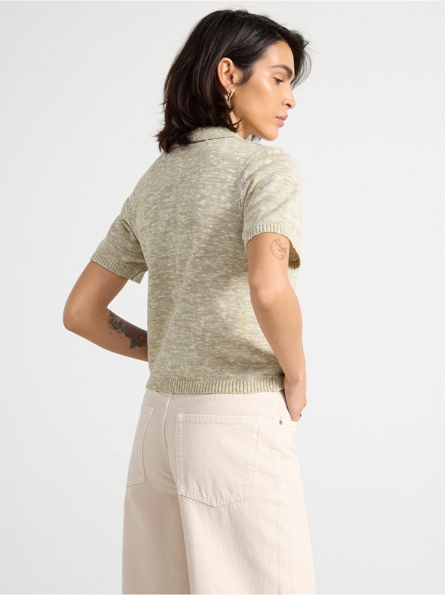 Short-sleeved jumper