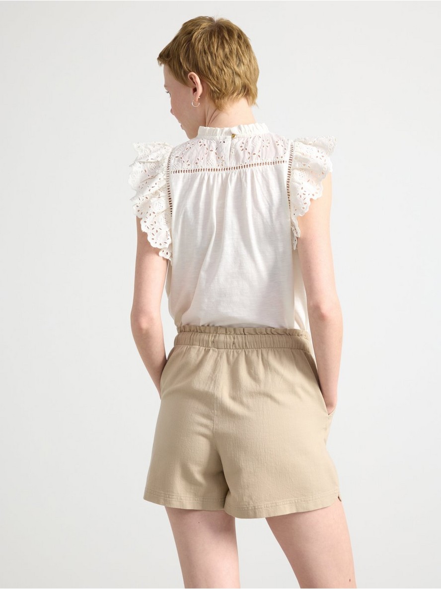 Top with broderie anglaise