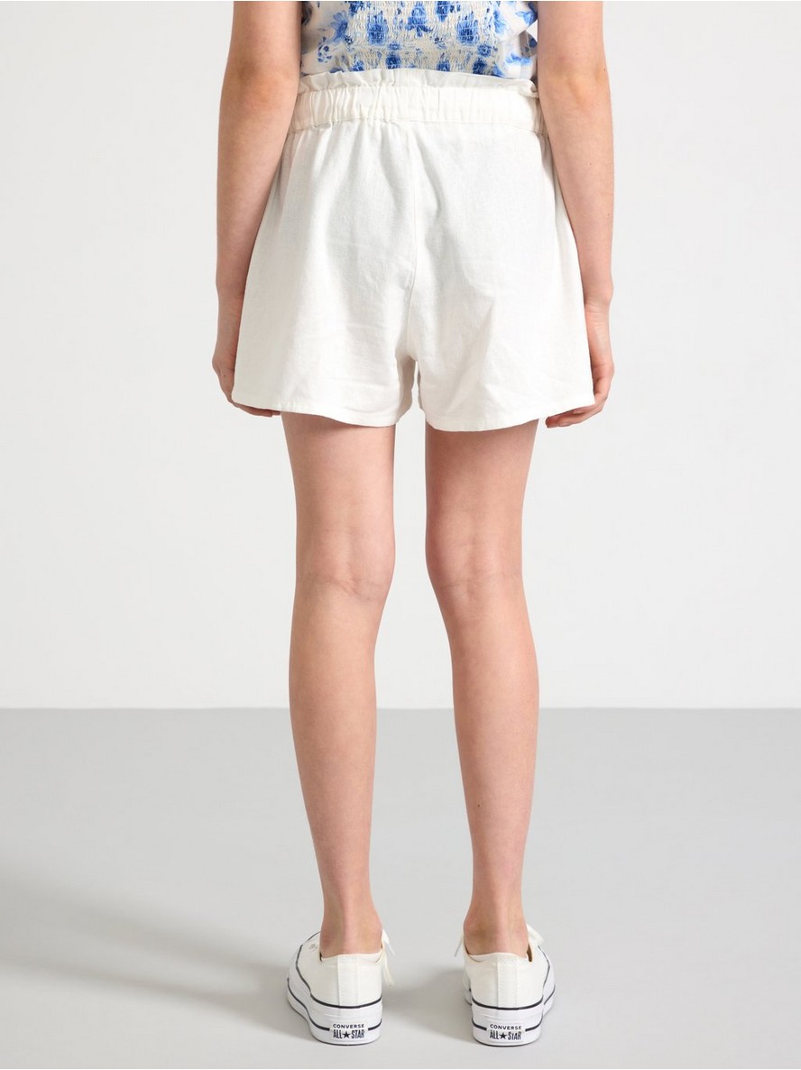 Shorts in linen blend