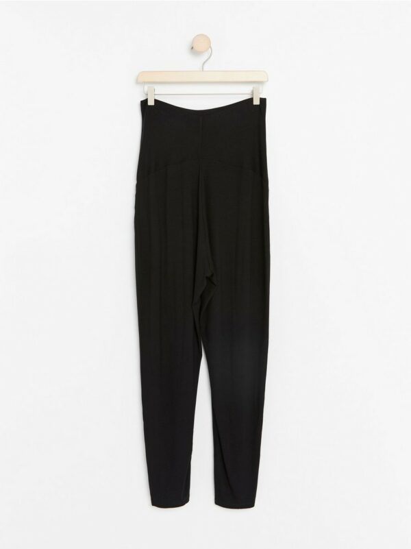 MOM Black jersey trousers