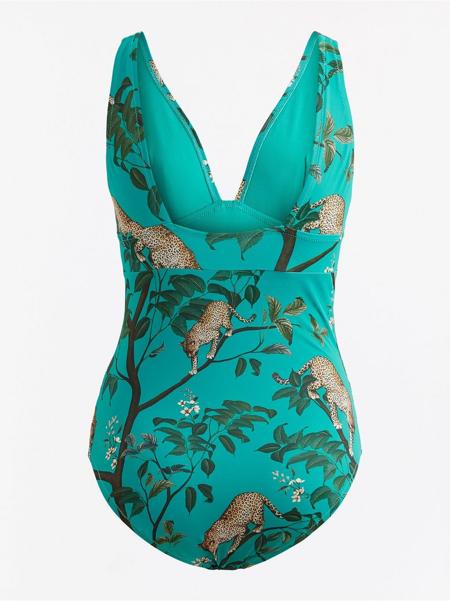Swimsuit with leopards