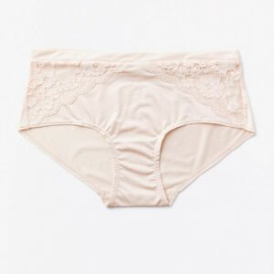 Regular waist brief with lace