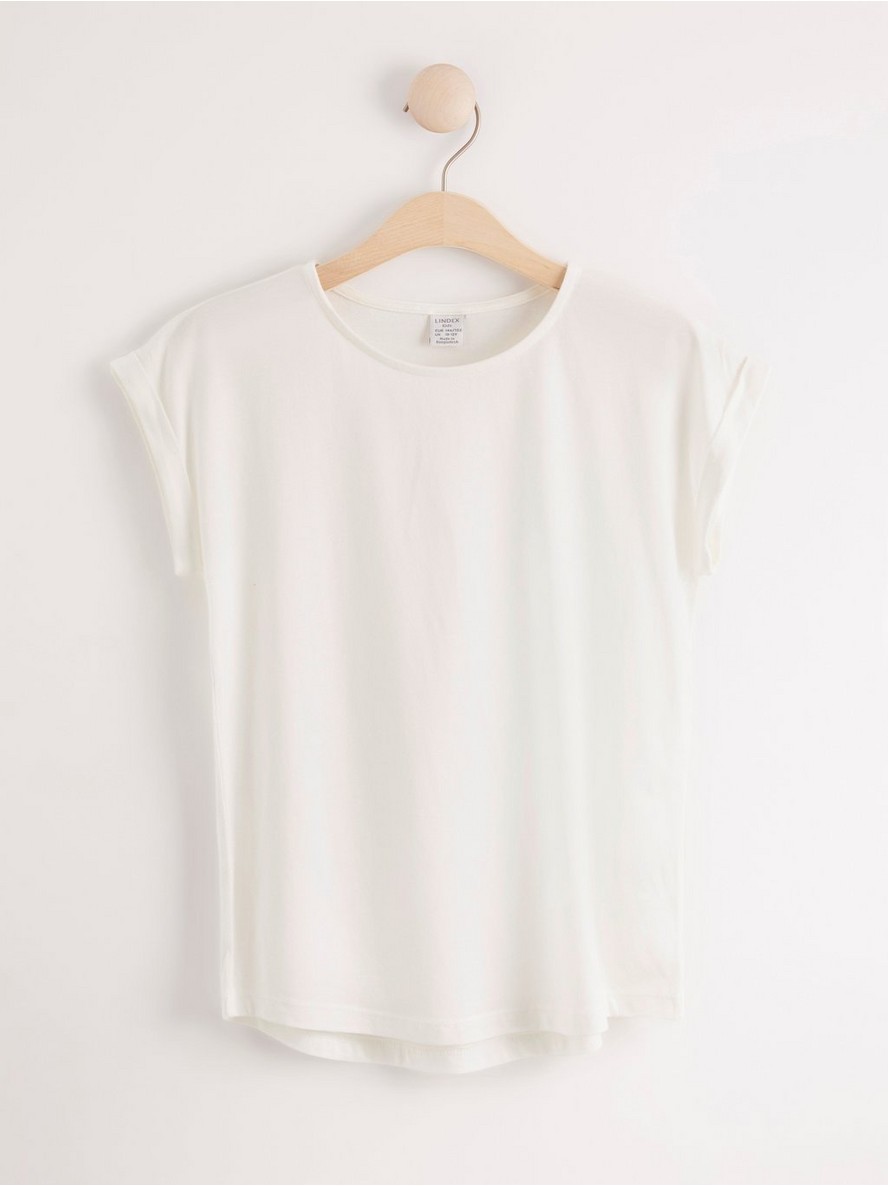 Short sleeve top - Off White, 158/164