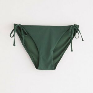Low bikini briefs with tie - Dk Dusty Green, S