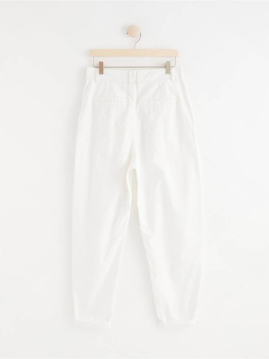 Tapered high waist trousers