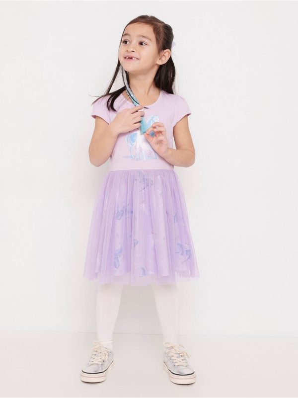Frozen Jersey dress with tulle skirt