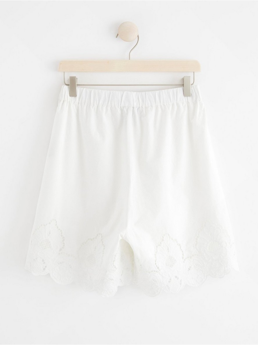 Shorts with embroidery