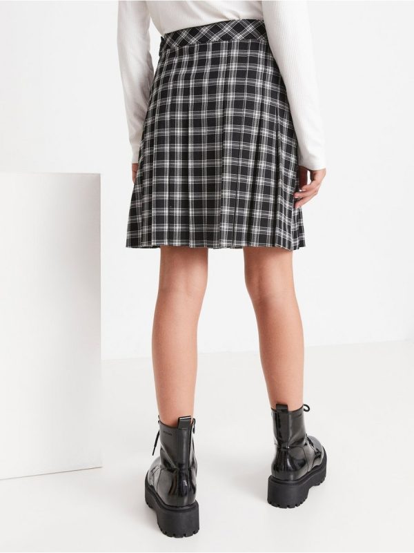 Checkered skirt