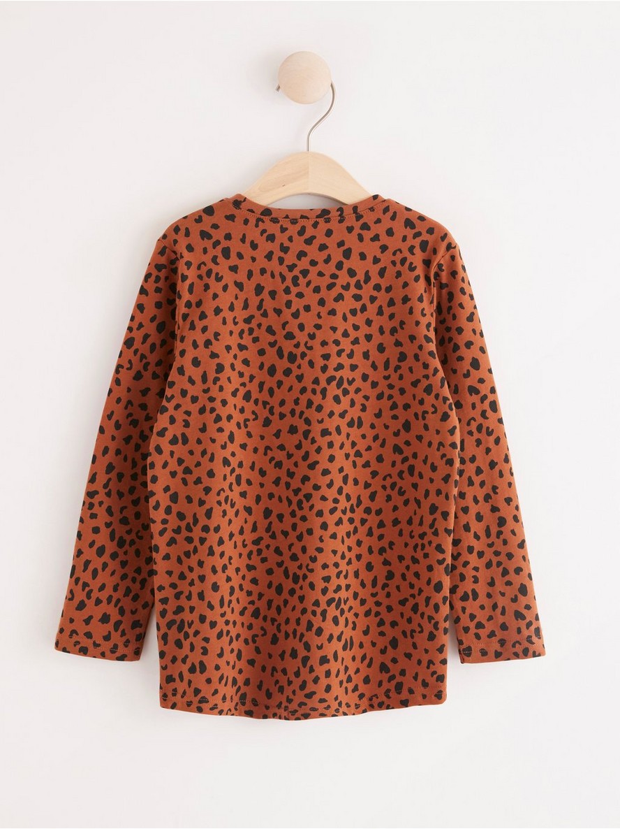 Long sleeve top with print