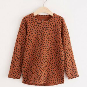 Long sleeve top with print