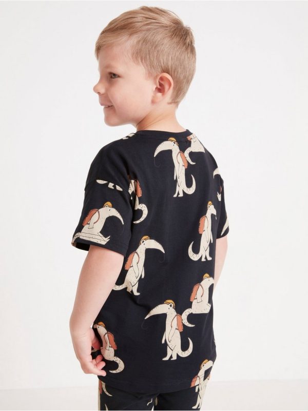 T-shirt with anteater print
