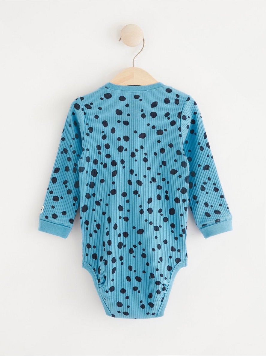 Ribbed bodysuit with dots