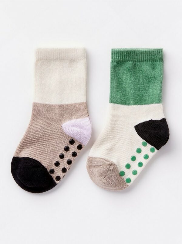 2-pack colourblock socks