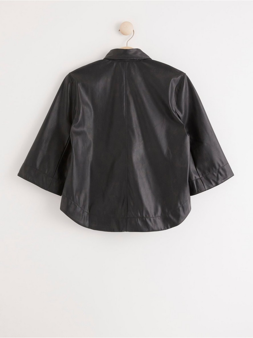 Shirt in imitation leather