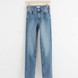ALBA Slim straight jeans - Denim blue, 48