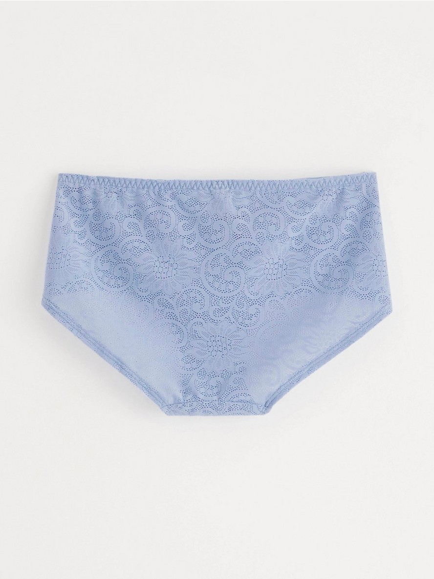 Regular waist brief with lace