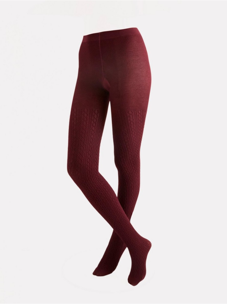 Cable knit tights full cover - Lindex Malta
