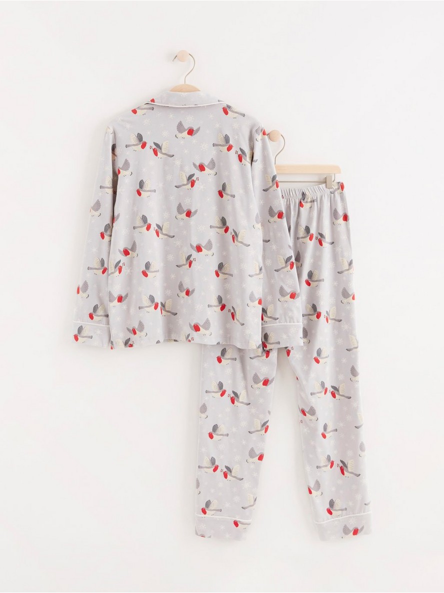 Pyjama set with bird print