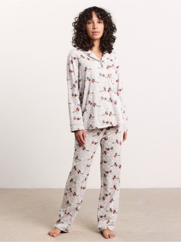 Pyjama set with trousers