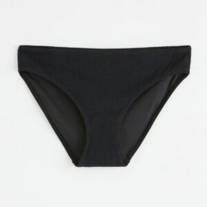 Regular waist bikini bottom - Black, XL