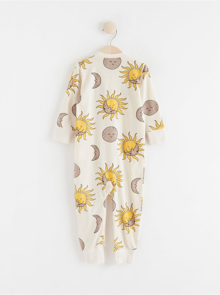 Pyjamas with sun and moon print