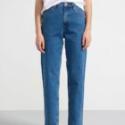 BETTY High waist jeans - Denim blue, 36