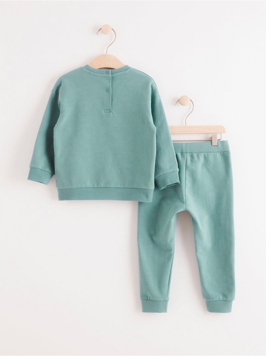 Set with sweatshirt and trousers