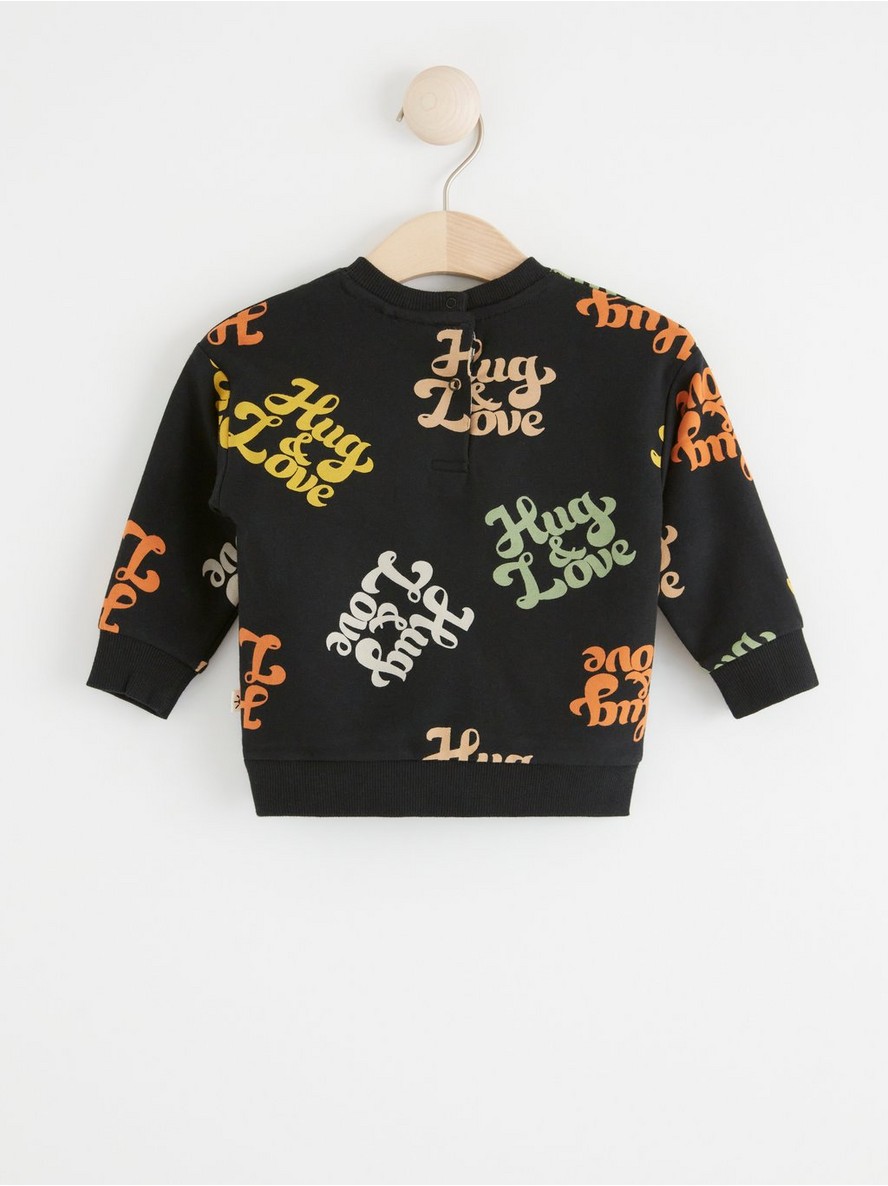 Sweatshirt with text print