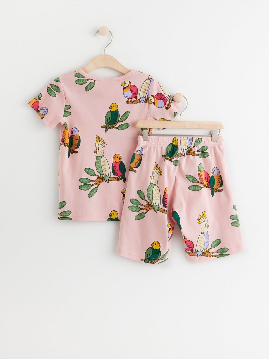 Pyjama set with cockatoos
