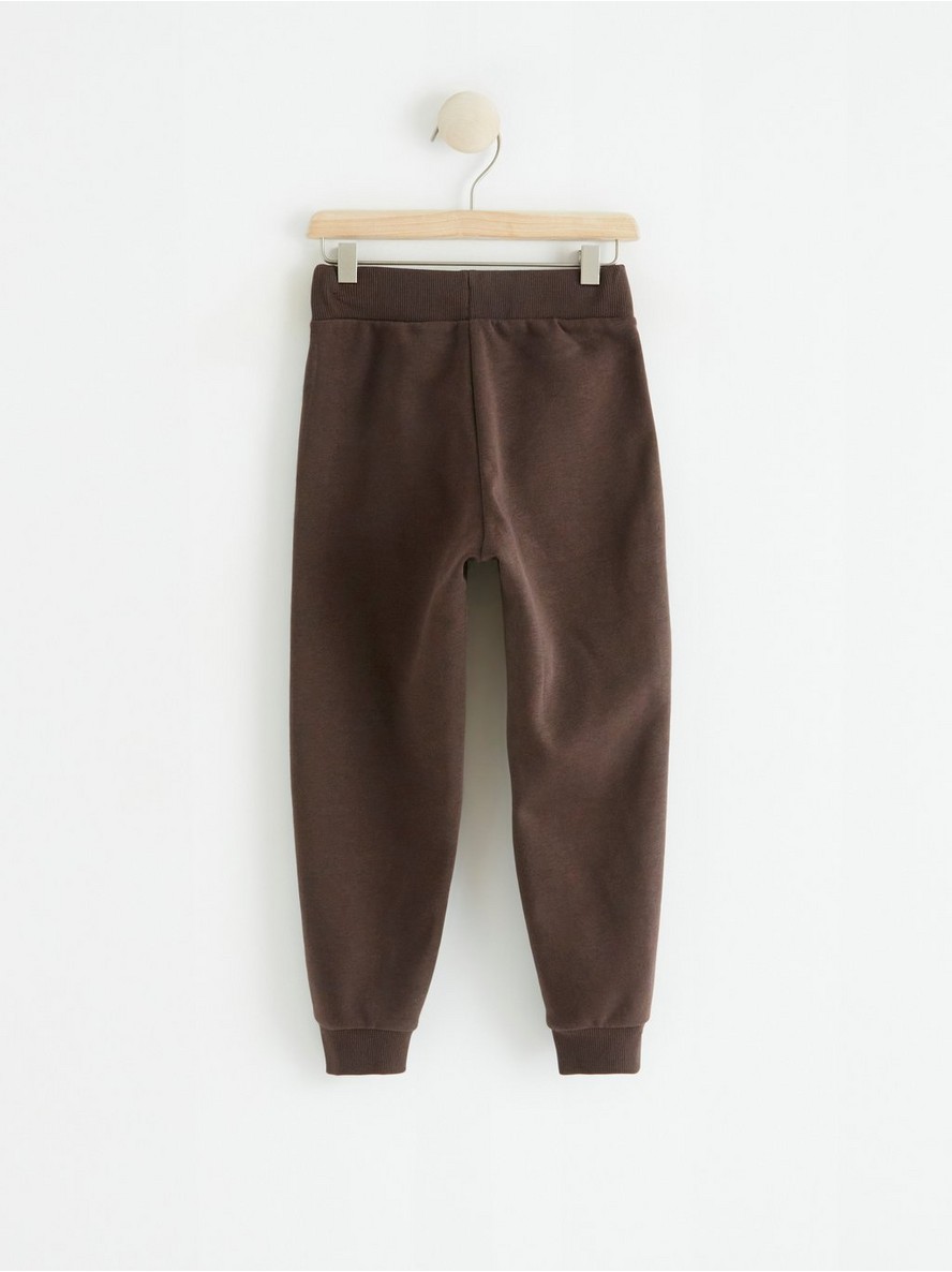 Trousers with brushed inside