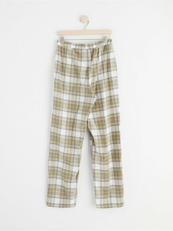 Flannel pyjama trousers