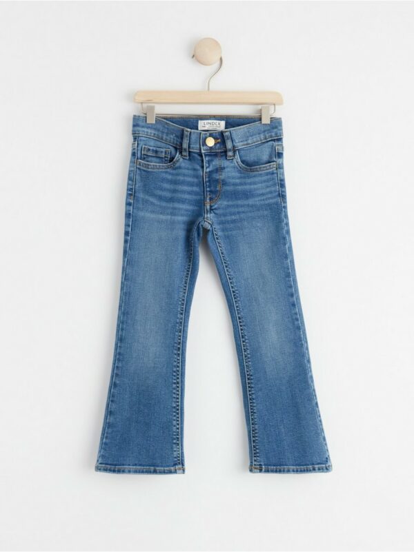 FREJA Flare regular waist jeans - Denim, 98