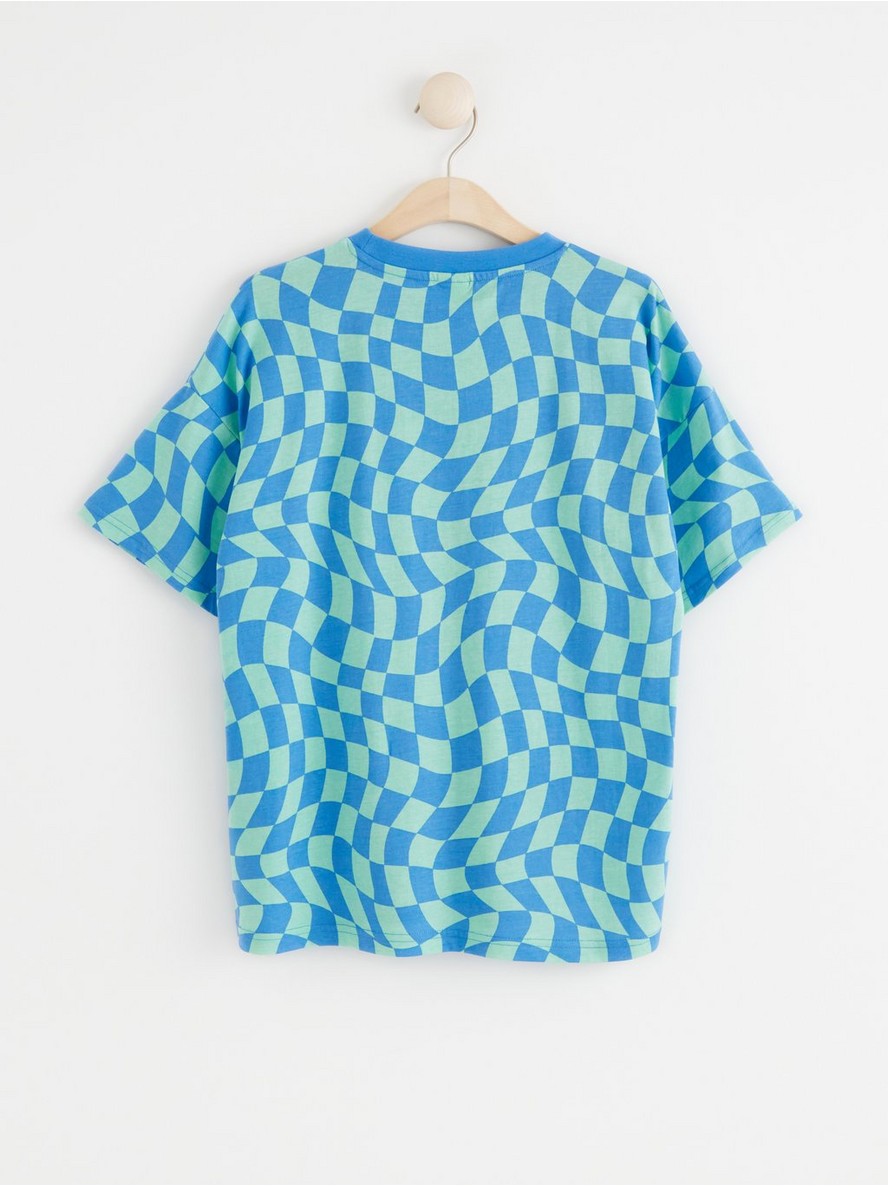 T-shirt with checked print