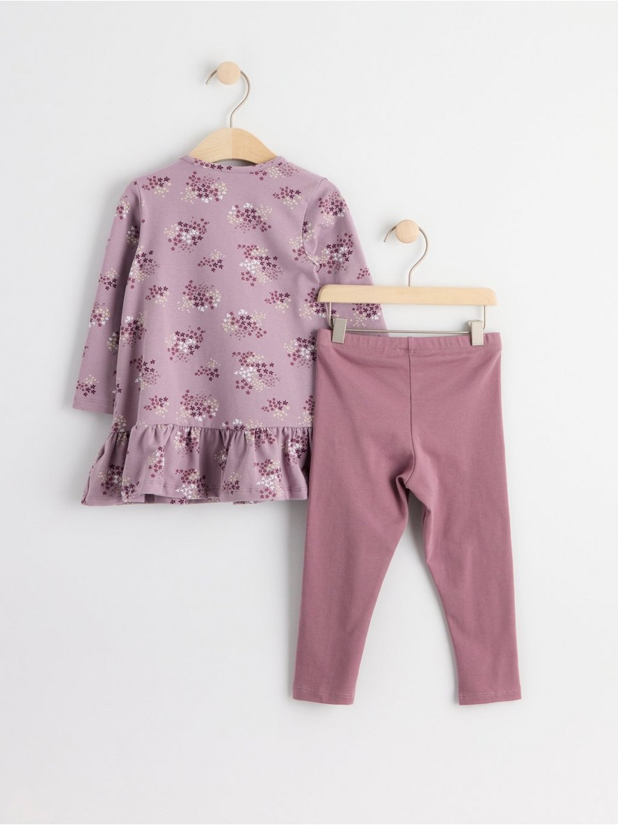 Set with tunic and leggings