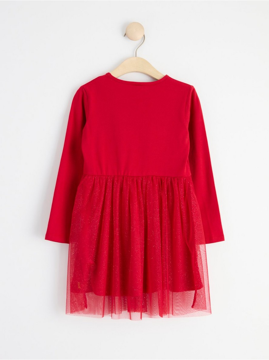 Dress with tulle skirt and Bamse