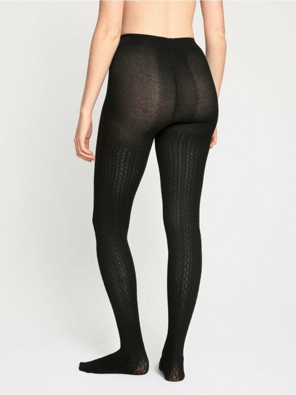 Cable knit tights - Lindex Malta