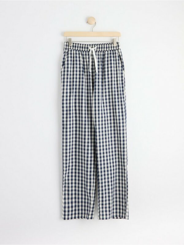 Woven pyjama trousers - Blue, 170