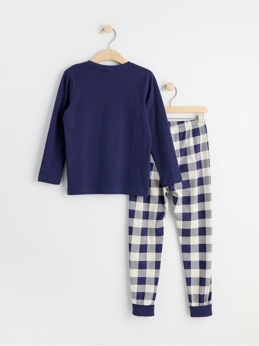 Pyjama set with monkey print