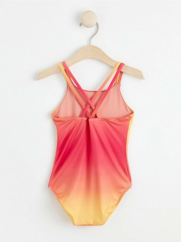 Swimsuit with gradient colours