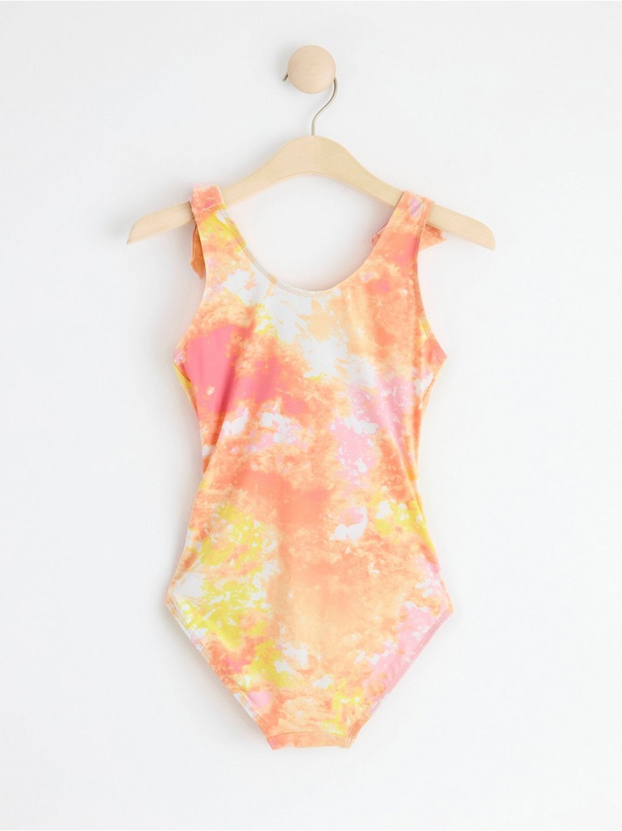 Swimsuit with tie dye