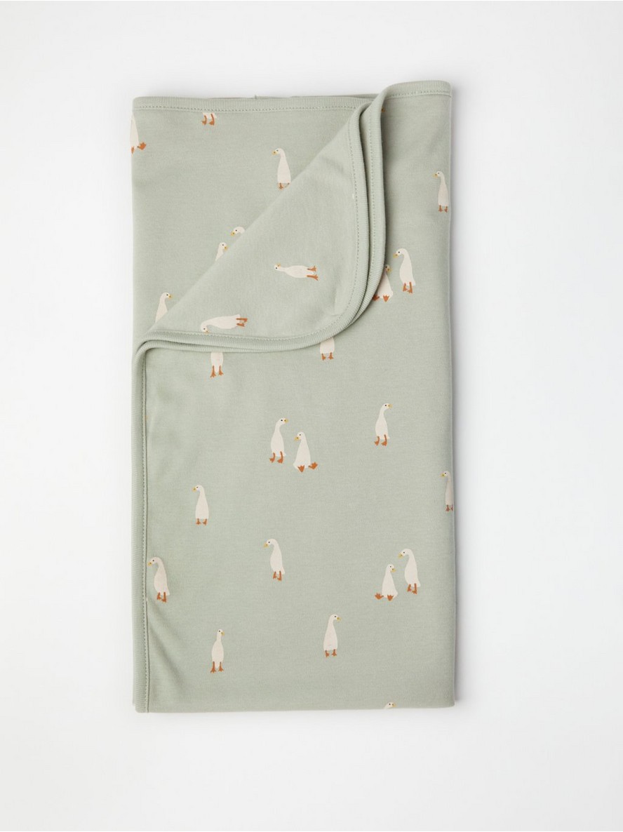 Baby blanket with geese