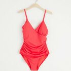 Red shaping swimsuit - Red, S