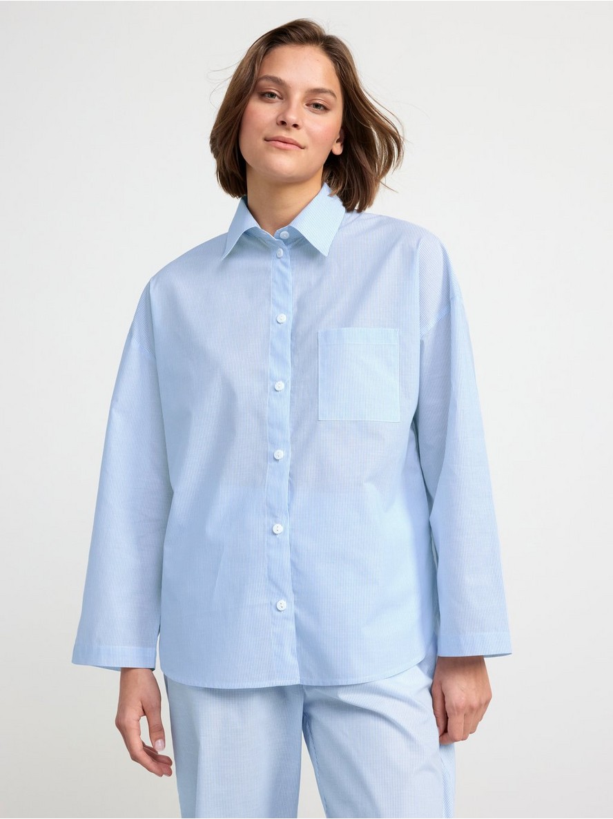 Cotton pyjama shirt