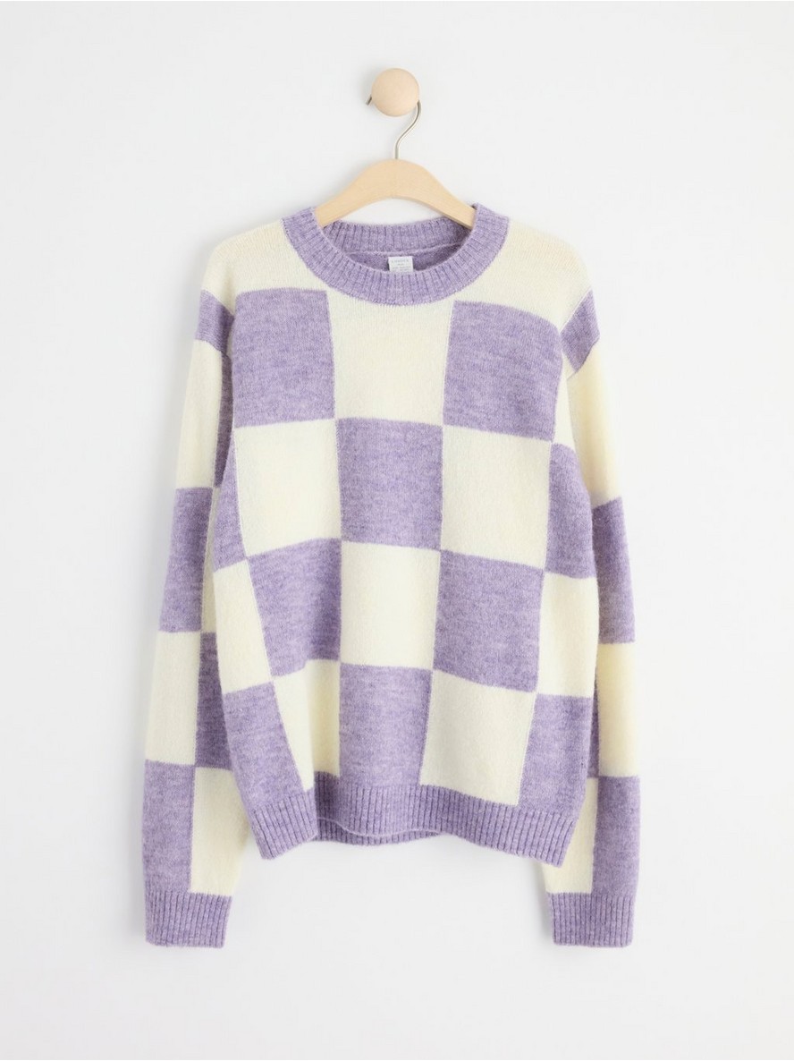 Knitted jumper - Lilac, 158/164