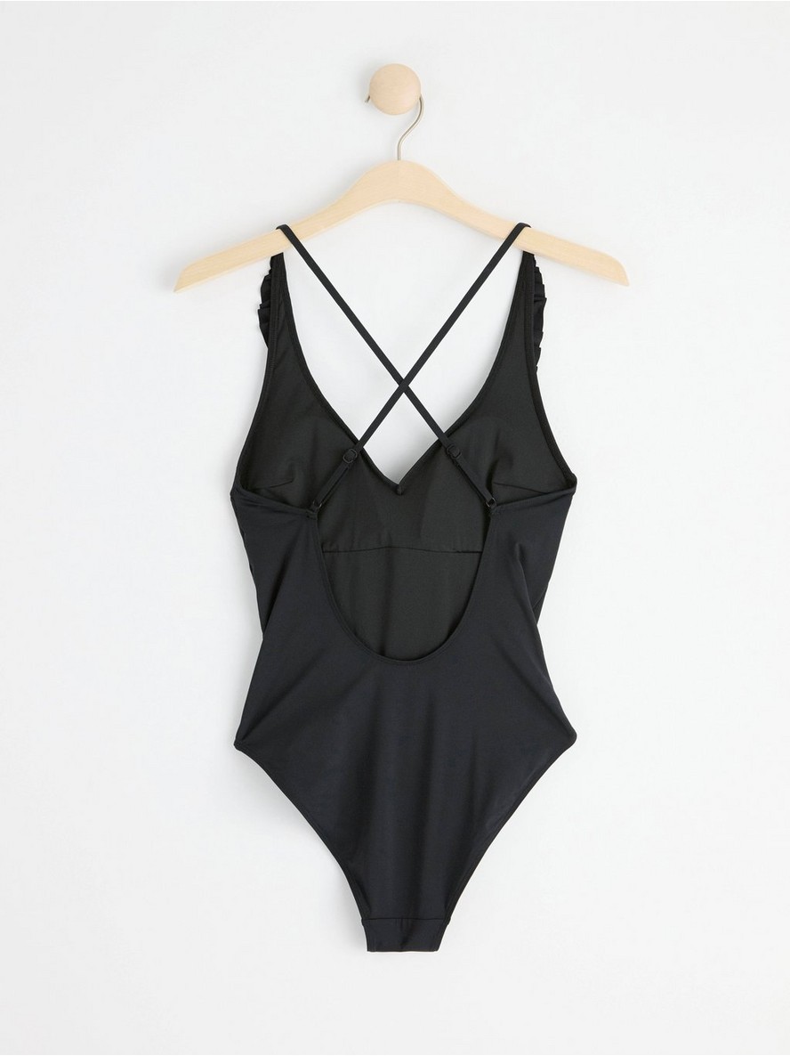 Swimsuit with frill