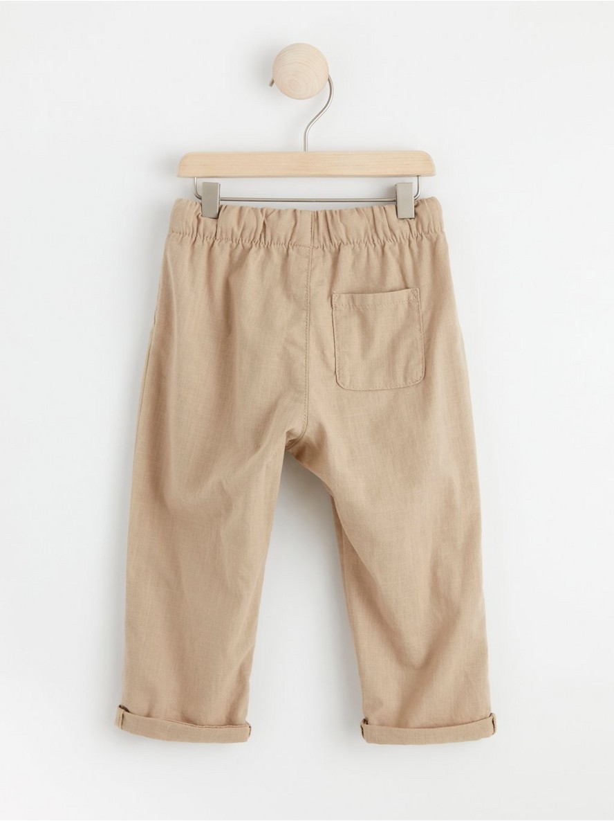 Woven cotton trousers