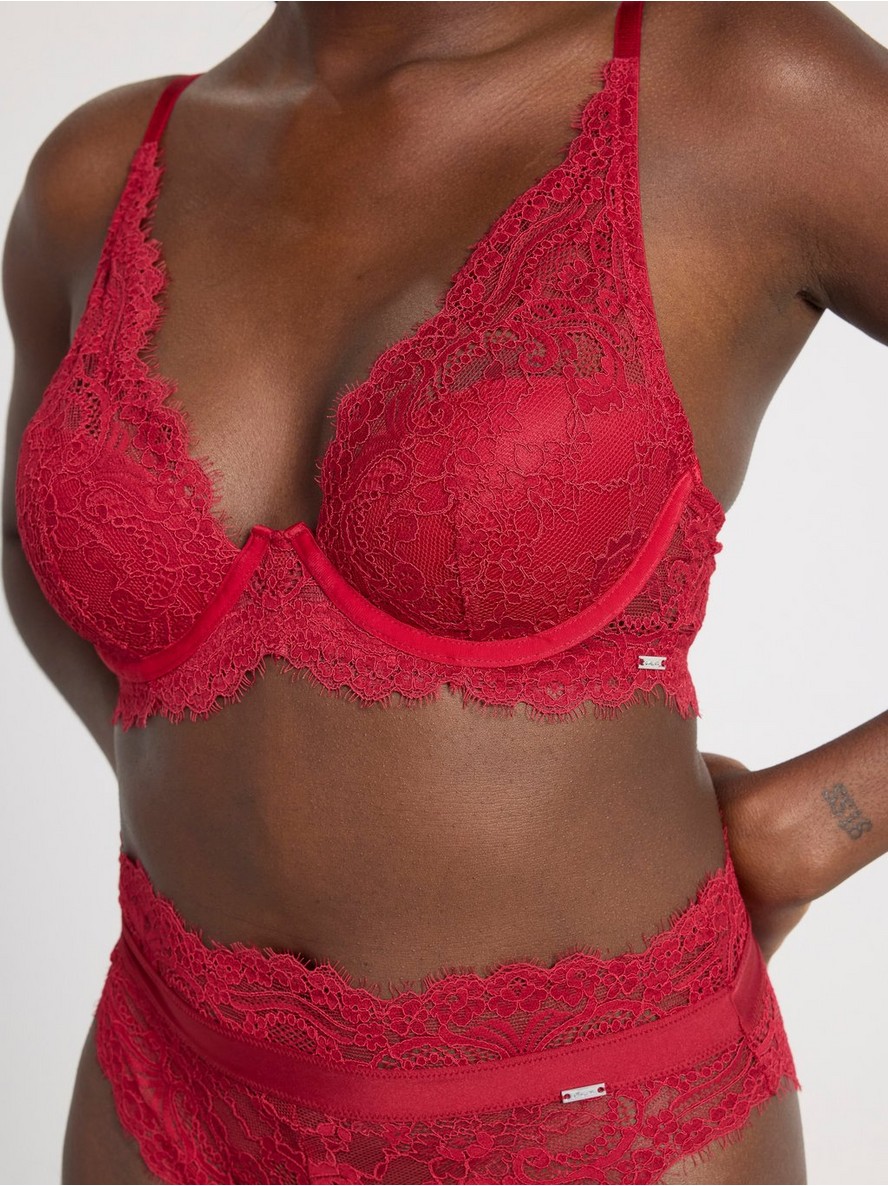 Tulip t-shirt bra with lace